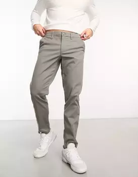 Брюки Asos Design Tapered, серый