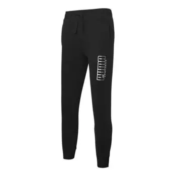 Брюки athletics sweatpants 'black' Puma, черный