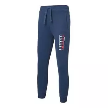 Брюки athletics sweatpants 'blue' Puma, синий