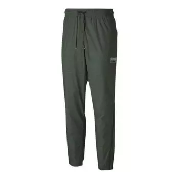 Брюки avenir woven pants 'olive green' Puma, зеленый