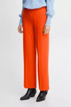 Брюки b.young Bundfaltenhose BYDANTA WIDE LEG PANTS 2 20806640, оранжевый
