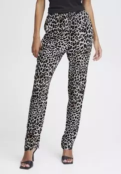 Брюки b.young, пестрый черный