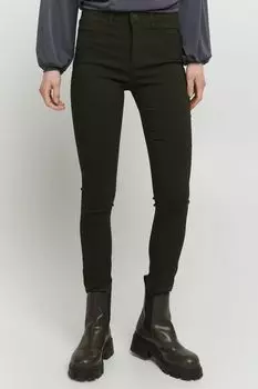 Брюки b.young Slim fit Jeans, зеленый