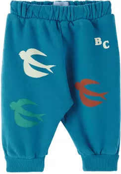Брюки Baby Blue Birds Lounge Bobo Choses