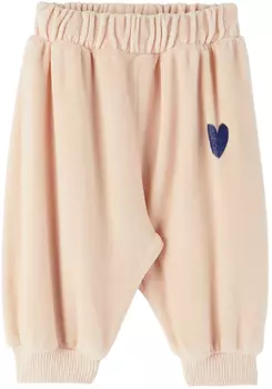 Брюки Baby Pink Heart Lounge Bobo Choses