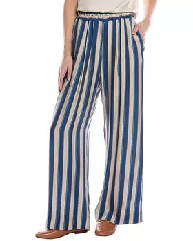 Брюки Bailey Silk Pant от Rag & Bone, синий