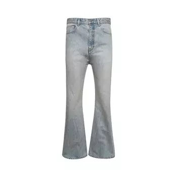 Брюки Balenciaga Flared Pants, цвет Light Indigo/Madder