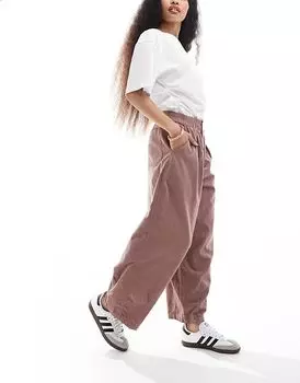 Брюки-баллоны из вельвета из норки ASOS