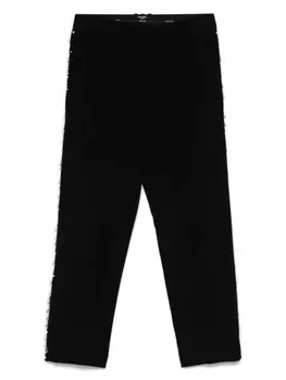 Брюки Balmain с жемчужной отделкой, черный