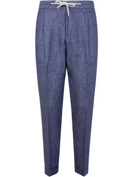 Брюки Barba на завязках, синий