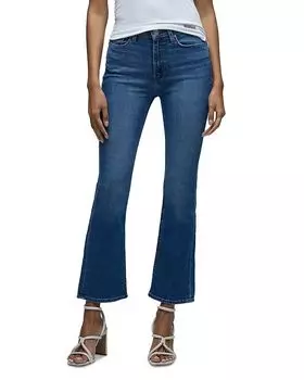Брюки Barbara High Rise Bootcut Crop в цвете Pleasant Hudson, синий