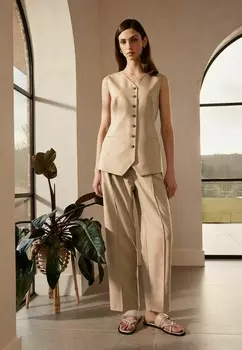 Брюки BARREL LEG REGULAR FIT Next, коричневый