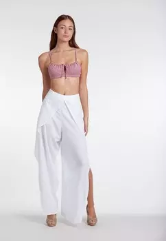 Брюки BASIC MIT WEITEN BEIN KNPFE Olympia, белый