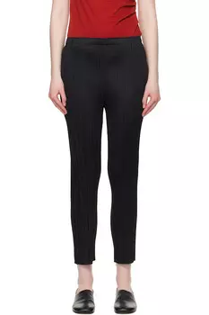 Брюки Basics Pleats Please Issey Miyake, черный