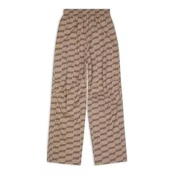 Брюки bb monogram tracksuit pants 'beige brown' Balenciaga, бежевый
