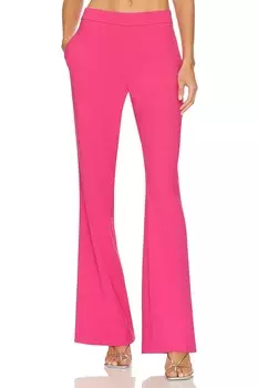 Брюки BCBGMAXAZRIA Flare Suiting, цвет Passion Pink