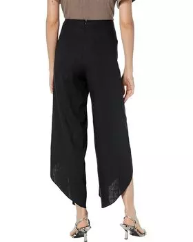 Брюки BCBGMAXAZRIA Wrap Pants, черный