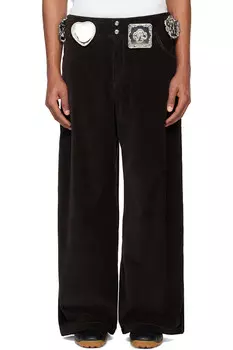 Брюки Beam Chopova Lowena, зеленый