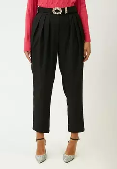 Брюки BEJEWELED BELTED INFLUENCER, черный