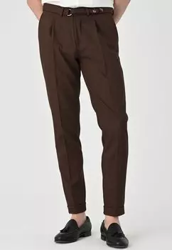 Брюки Belted Antioch, цвет dark brown