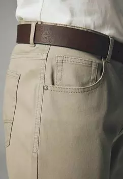 Брюки BELTED TEXTURED 5 POCKET REGULAR FIT Next, бежевый