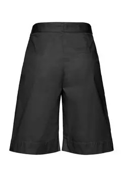 Брюки-бермуды, шлевки для ремня, боковые карманы, женские Adagio, черный