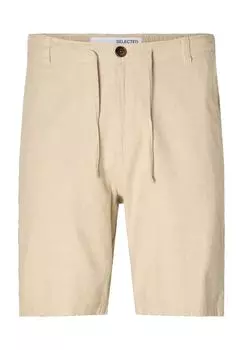 Брюки-бермуды, стандартный крой, средняя посадка, мужские SELECTED, цвет Incense