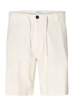 Брюки-бермуды, стандартный крой, средняя посадка, мужские SELECTED, цвет Cloud Danc