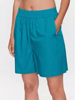 Брюки-Бермуды свободного кроя Herskind, синий