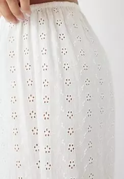 Брюки Bershka, белые