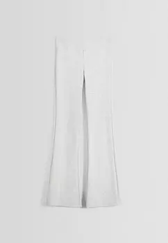 Брюки Bershka, крапчатый серый