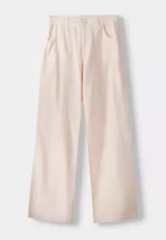 Брюки Bershka, розовый