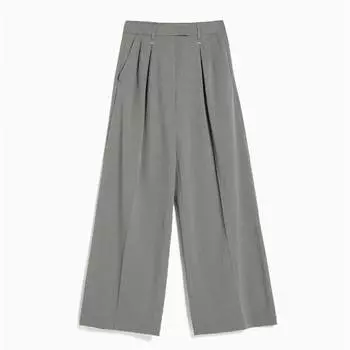 Брюки Bershka Tailored, серый