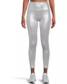 Брюки Beyond Yoga Caught In The Midi High-Waisted Leggings, цвет Liquid Silver