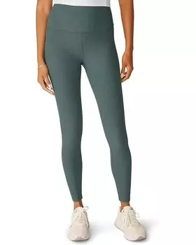 Брюки Beyond Yoga Spacedye Caught In The Midi High-Waisted Legging, цвет Storm Heather