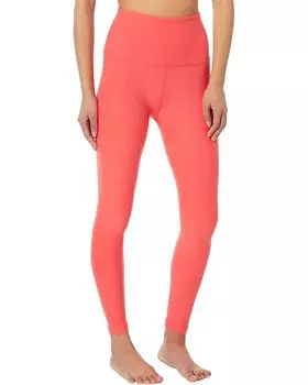 Брюки Beyond Yoga Spacedye Caught In The Midi High-Waisted Legging, цвет Red Ash Heather