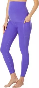 Брюки Beyond Yoga Spacedye Love The Bump Maternity Pocket Midi Legging, цвет Ultra Violet Heather