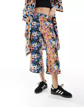 Брюки без шнурков с цветочным принтом ASOS KENYA