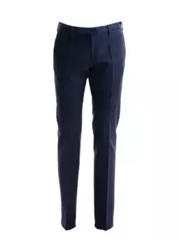 Брюки без защипов Incotex, синий