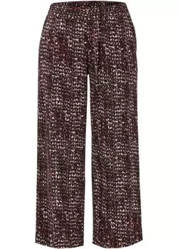 Брюки без застежек Bodyflirt, красный