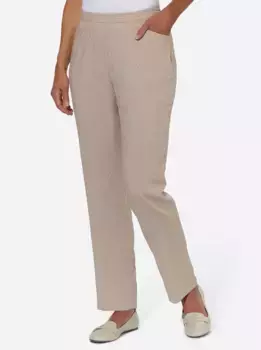 Брюки без застежки Classic Basics, бежевый