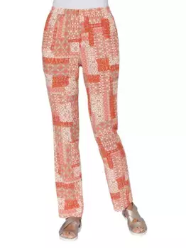 Брюки без застежки Classic Basics, бежевый