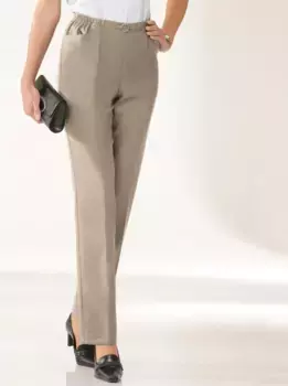 Брюки без застежки Classic Basics, цвет Camel + Camel-Kariert