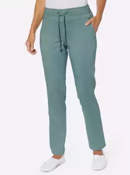 Брюки без застежки Classic Basics, цвет Jade