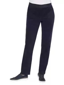 Брюки без застежки Classic Basics, цвет морской волны