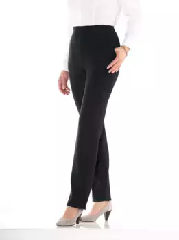 Брюки без застежки Classic Basics, цвет морской волны