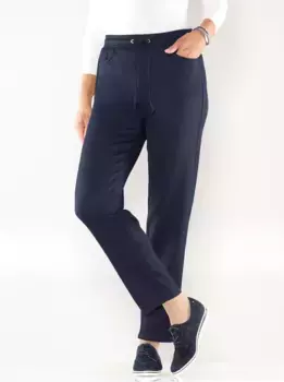 Брюки без застежки Classic Basics, цвет морской волны