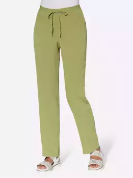 Брюки без застежки Classic Basics, цвет Schilf + Schilf-Wei-Bedruckt
