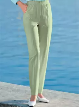 Брюки без застежки Classic Basics, цвет Schilf