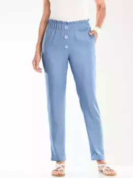 Брюки без застежки Classic Basics, синий